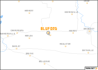 map of Bluford