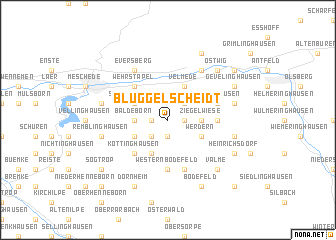 map of Blüggelscheidt