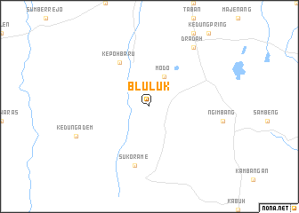 map of Bluluk