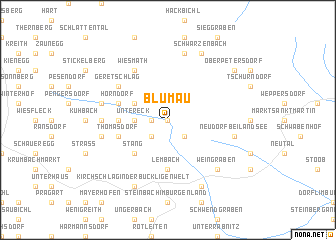 map of Blumau