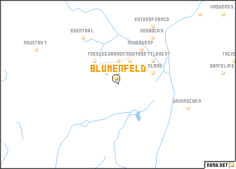 map of Blumenfeld