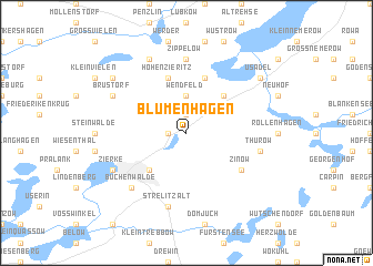 map of Blumenhagen