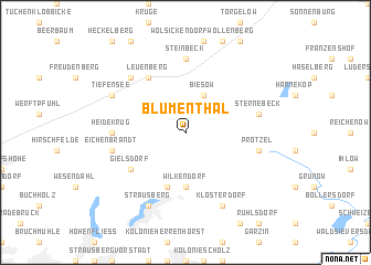 map of Blumenthal