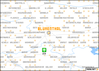 map of Blumenthal