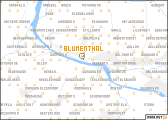 map of Blumenthal