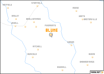 map of Blume
