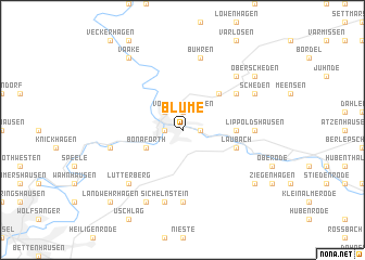 map of Blume