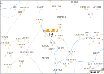 map of Blumo