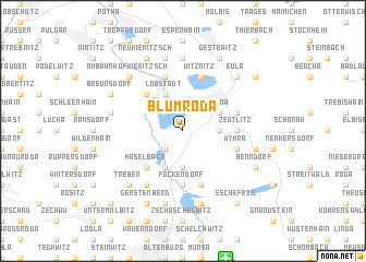 map of Blumroda