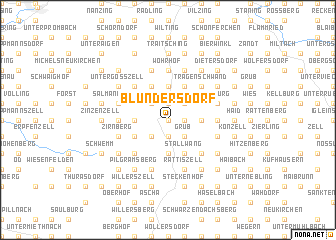 map of Blundersdorf