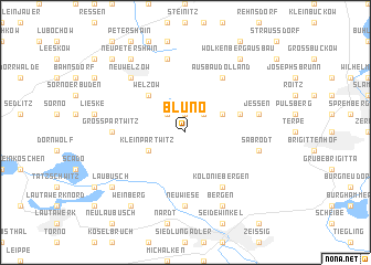 map of Bluno