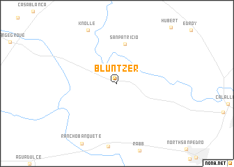 map of Bluntzer