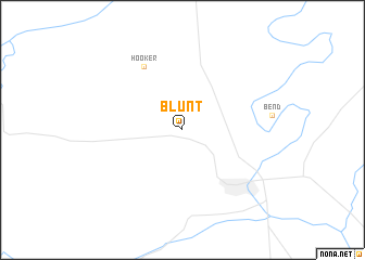 map of Blunt