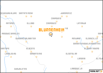 map of Blurnenheim
