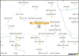 map of Blyborough