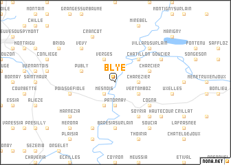 map of Blye