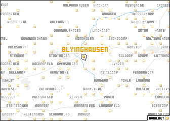 map of Blyinghausen