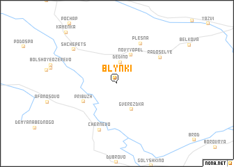 map of Blynki