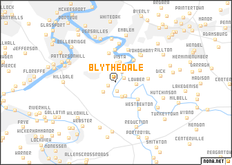 map of Blythedale