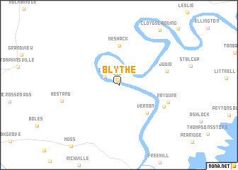 map of Blythe