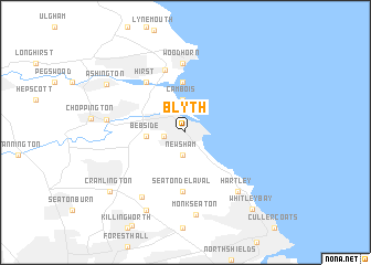 map of Blyth