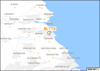 Blyth (United Kingdom) map - nona.net