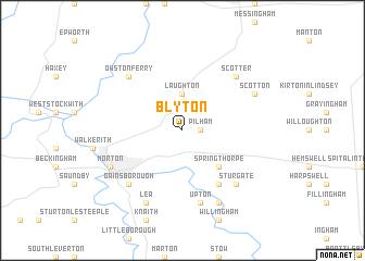 map of Blyton