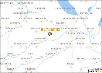 map of Blyudniki