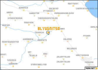 map of Blyudnitsa
