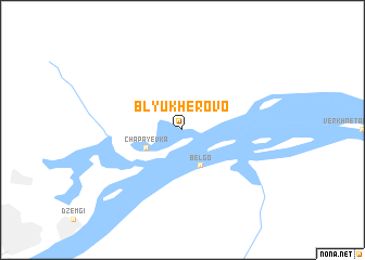 map of Blyukherovo