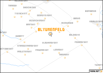 map of Blyumenfel\