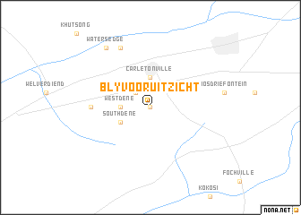 map of Blyvooruitzicht