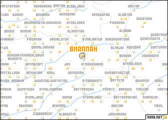 map of Bmannah