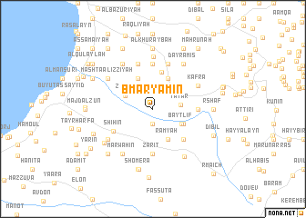 map of Bmaryamīn