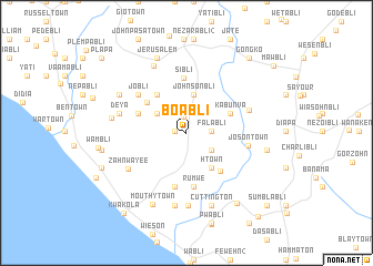 map of Boabli