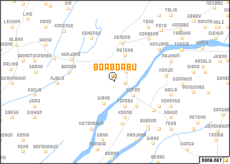 map of Boaboabu
