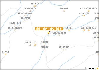 map of Boa Esperança