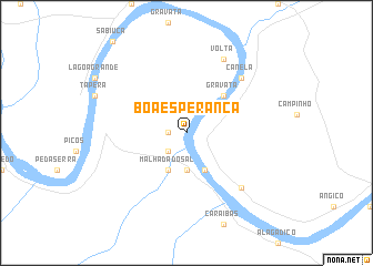 map of Boa Esperança