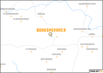 map of Boa Esperança