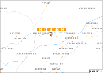 map of Boa Esperança