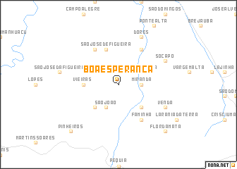 map of Boa Esperança