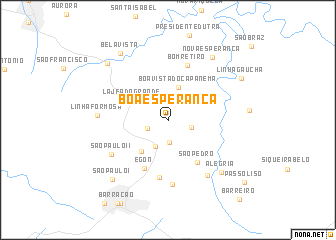 map of Boa Esperança