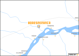 map of Boa Esperança