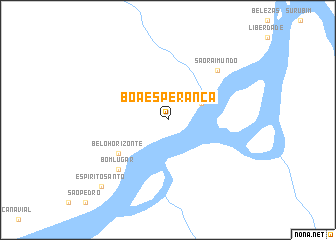 map of Boa Esperança