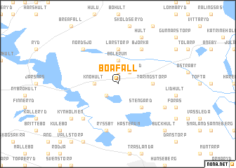 map of Boafall