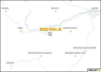 map of Boa Família