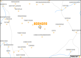 map of Boa Hora