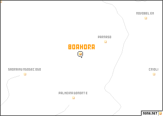 map of Boa Hora