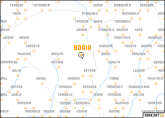 map of Boaia