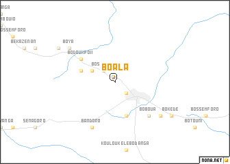 map of Boala